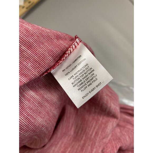 LINKSOUL Men's Polo Shirt Size XL Red Short sleeve Golf Performance Cotton - Picture 5 of 13